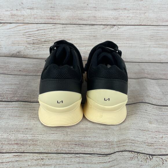 TYR L-1 Lifter Unisex M 9.5 W 11 Powerlifting Shoes Cream Black - Picture 5 of 9